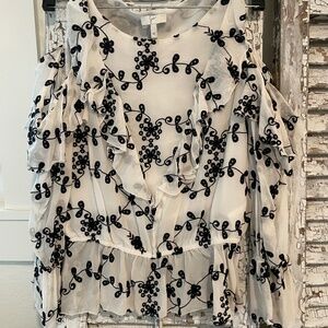 Joie Cold Shoulder Blouse